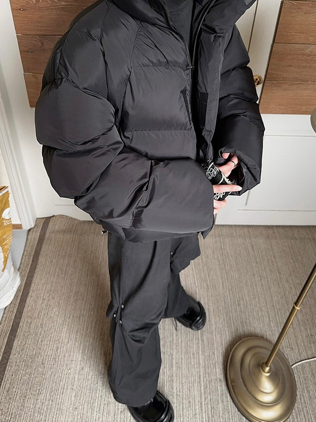 スタンドカラー ボリューム ペディン