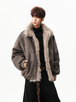 レトロ ネックベルト ファージャケット