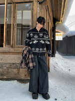 タータンチェック柄 フリースマフラー