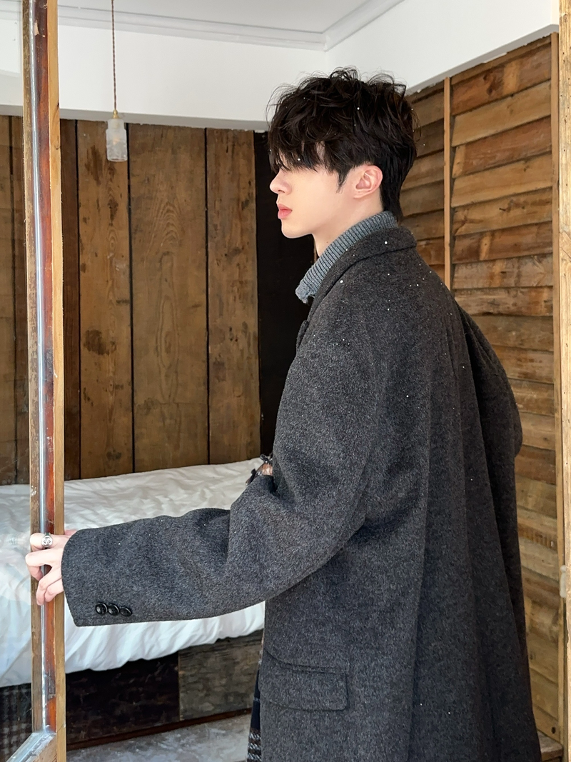 プレミアムブレンドウール ロングコート