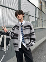 レトロ ソフトウール レイジーカーディガン