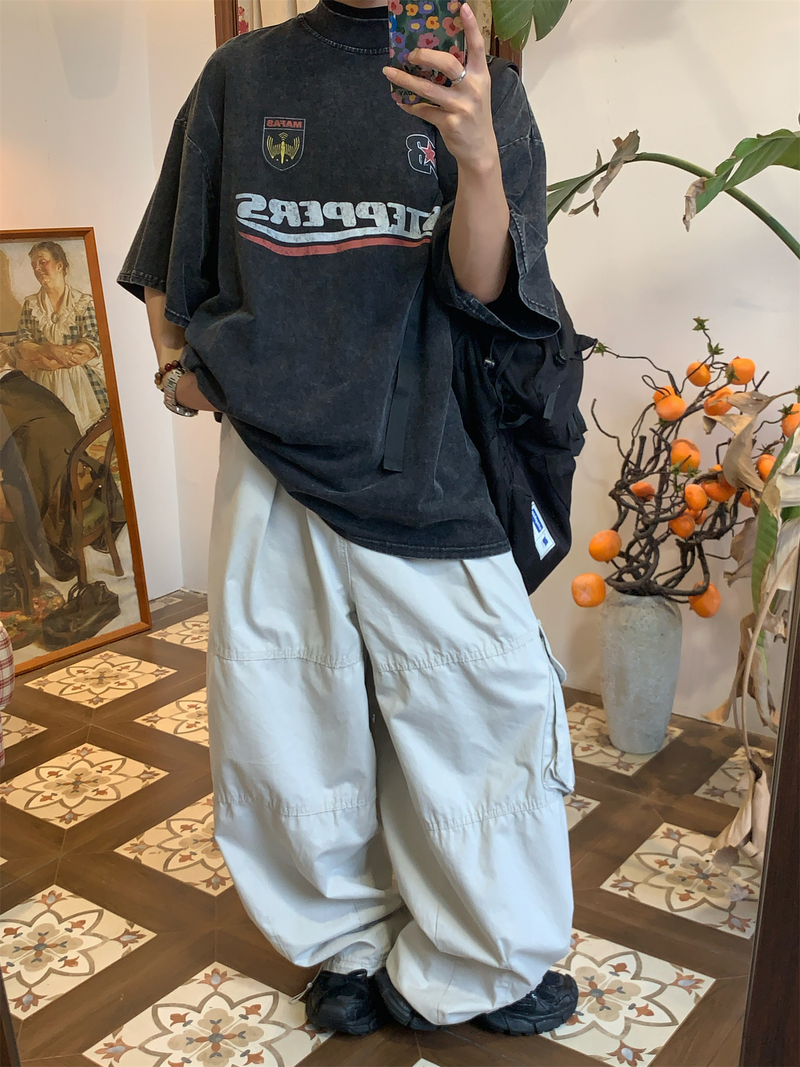 アメリカン ウォッシュロゴ ゲームシャツ