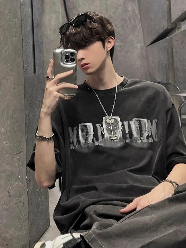 レトロ ファントムプリントTシャツ