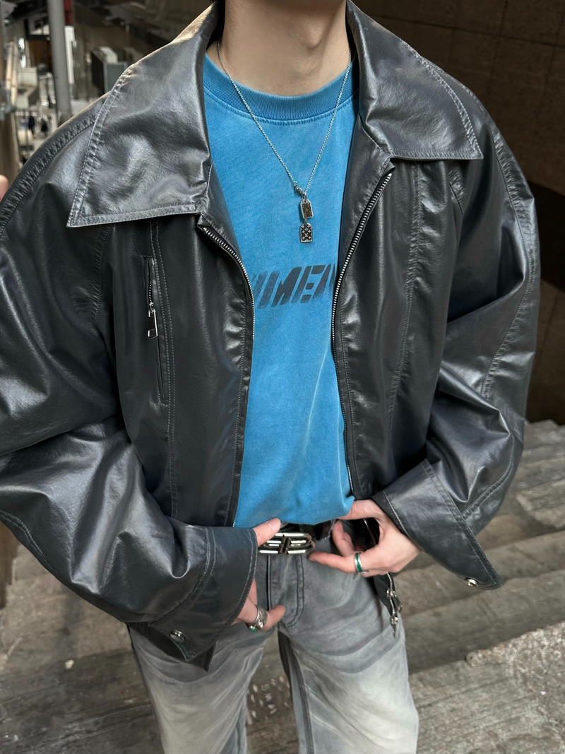 スカイブルー サイドタックTシャツ