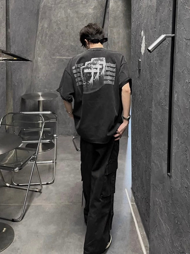 レトロ ファントムプリントTシャツ
