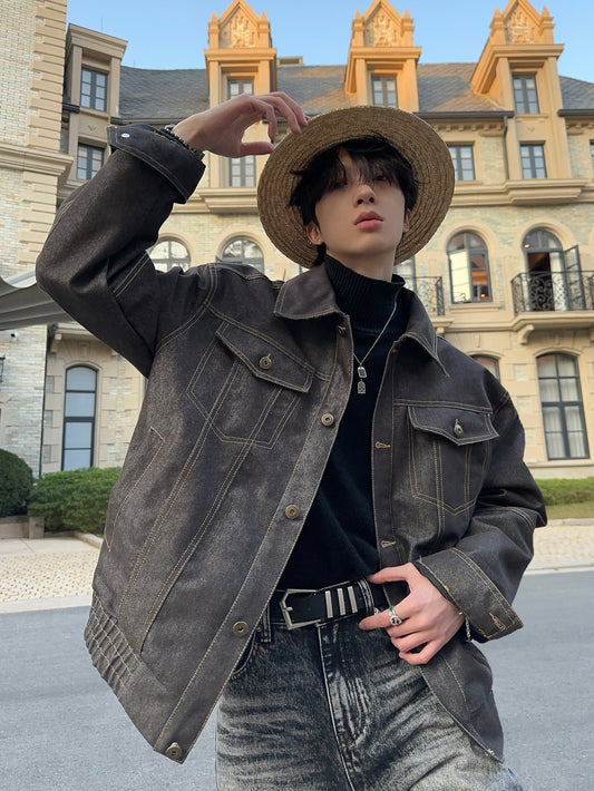 オールド コンストラクト リジッドデニムジャケット