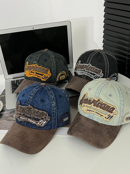 レトロ ウォッシュダメージ ベースボールキャップ