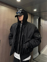 フーディー付き アメリカンフライトジャケット