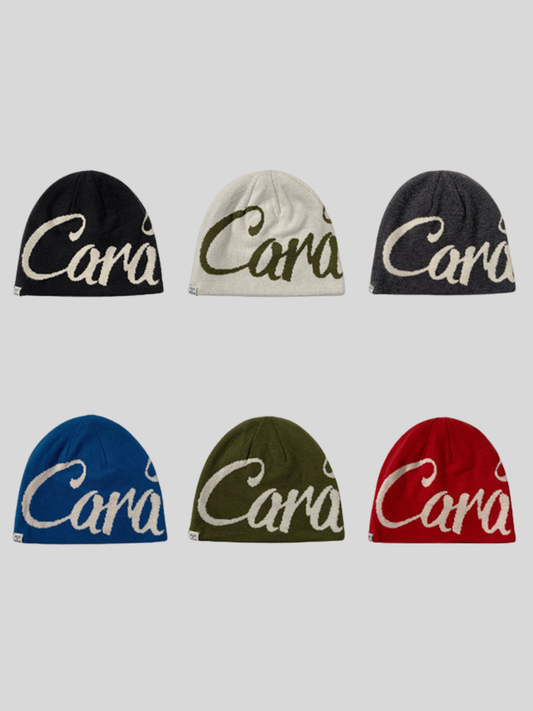 リバーシブル ニットビーニー