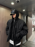 フーディー付き アメリカンフライトジャケット