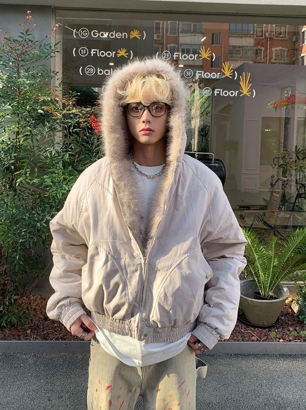 カービング ファー フードジャケット – KXCK(キックス カービング ファー フードジャケット – KXCK(キックス