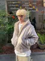 カービング ファー フードジャケット