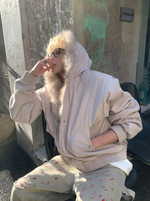 カービング ファー フードジャケット