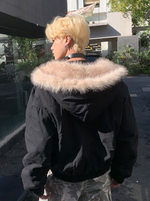 カービング ファー フードジャケット