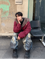 ワンポイント リバーシブル パデッドファージャケット