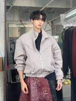 ハイネック ジッパートラックカーゴジャケット