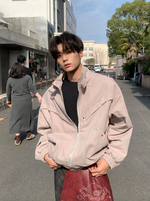 ハイネック ジッパートラックカーゴジャケット