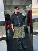 ハイネック ジッパートラックカーゴジャケット