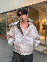 スノーカモフラージュ ファージャケット