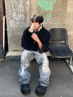 ベロア ファイヤーマンジャケット