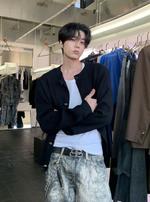 レイジーフラワーボタン カーディガン