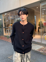 レイジーフラワーボタン カーディガン