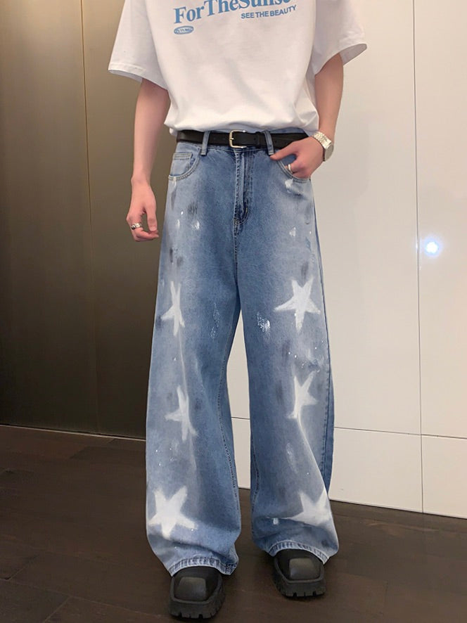 スターペイント グラフィティ ルーズジーンズ