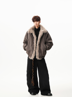 レトロ ネックベルト ファージャケット