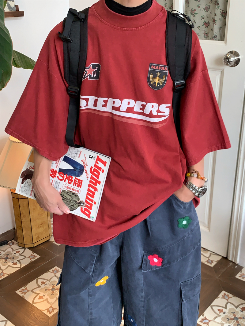 アメリカン ウォッシュロゴ ゲームシャツ