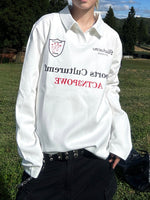 レタリング エンブレムゲームポロシャツ