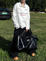 レタリング エンブレムゲームポロシャツ