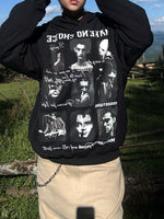 グリッド ポートレートレター パーカー