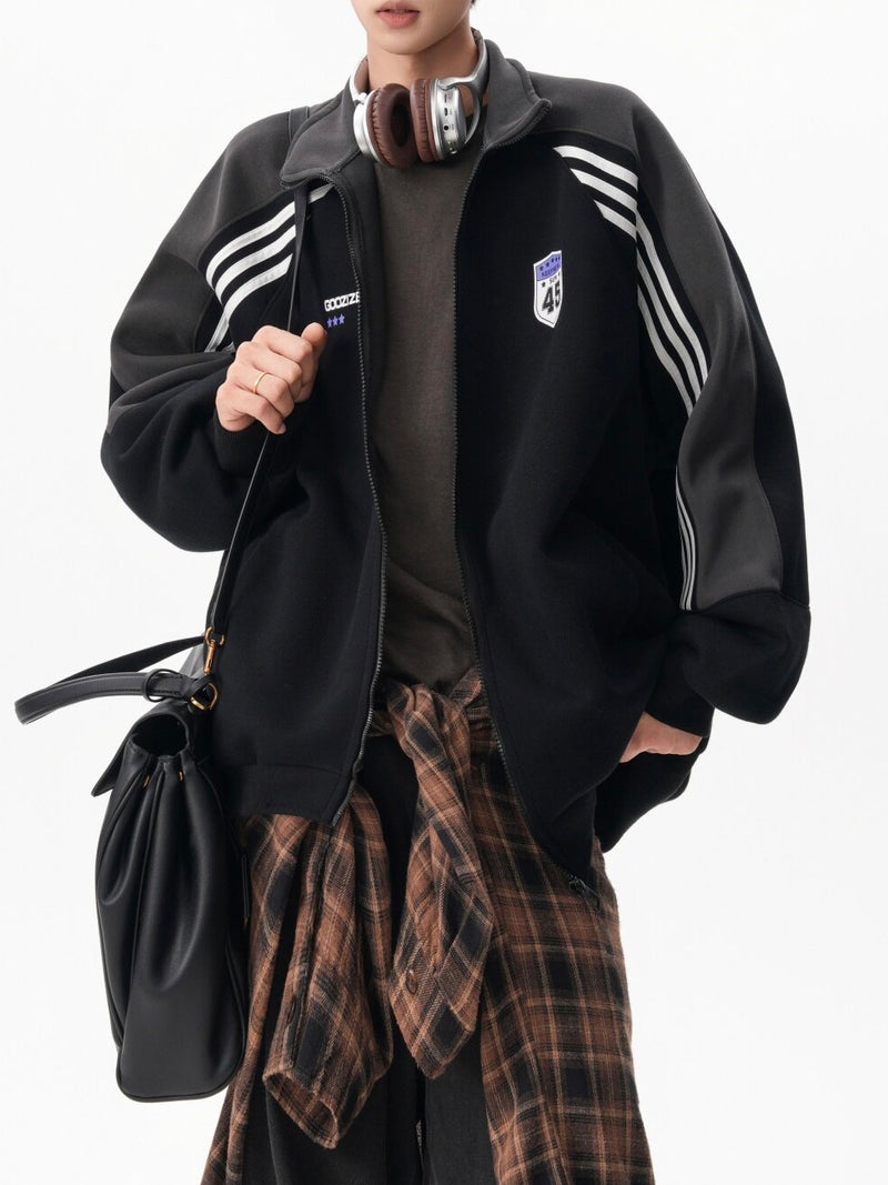 エンブレム ライントラックジャケット