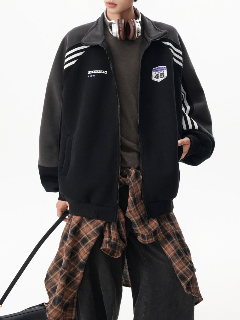 エンブレム ライントラックジャケット