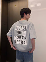 バックプリント オールドパッチレターTシャツ