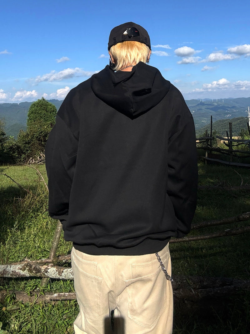 グリッド ポートレートレター パーカー