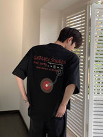 バックプリント ミュージック Tシャツ