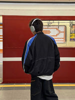 スタンドカラー レーシング トラックジャケット