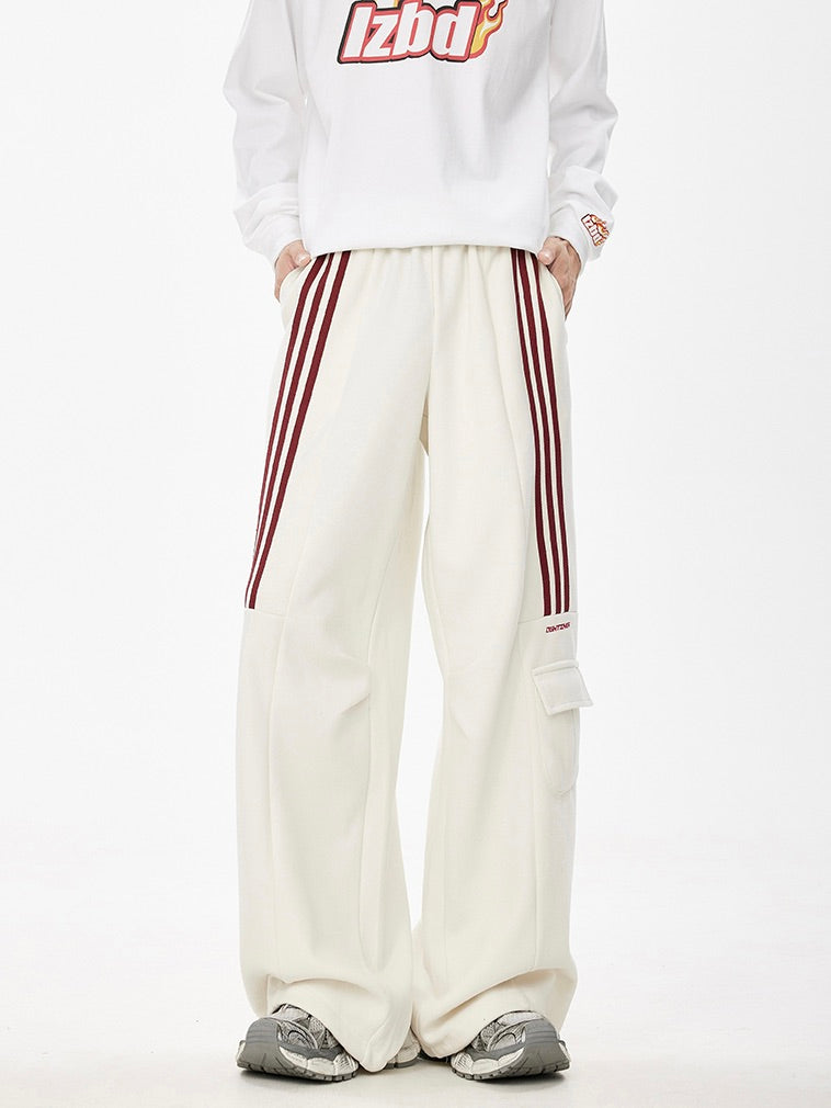 アクセントスリーライン ポケットスウェットパンツ