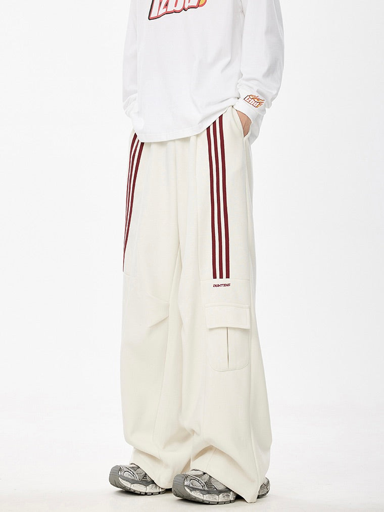 アクセントスリーライン ポケットスウェットパンツ