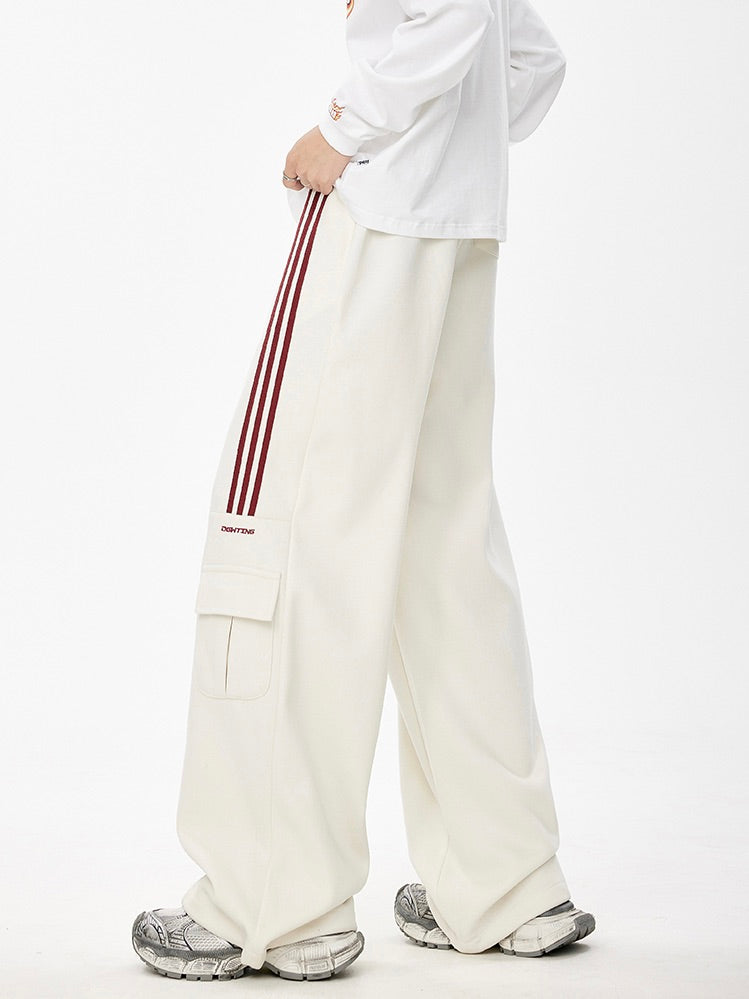 アクセントスリーライン ポケットスウェットパンツ