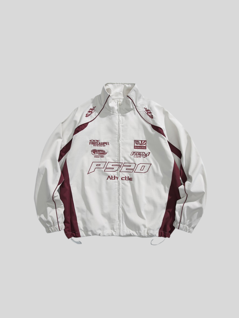 レーシング刺繍 トラックジャケット