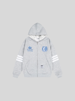 モノグラム エンブレム ジップパーカー