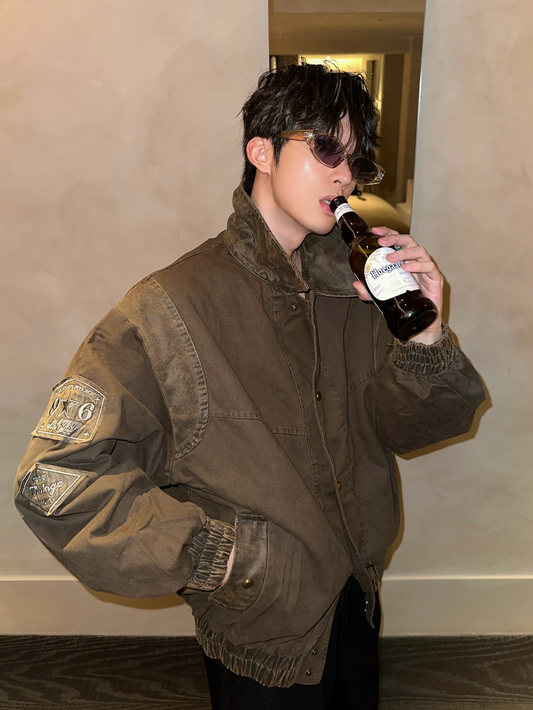 レトロ メイラードウォッシュ ミリタリージャケット