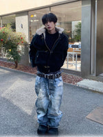 ベロア ファイヤーマンジャケット