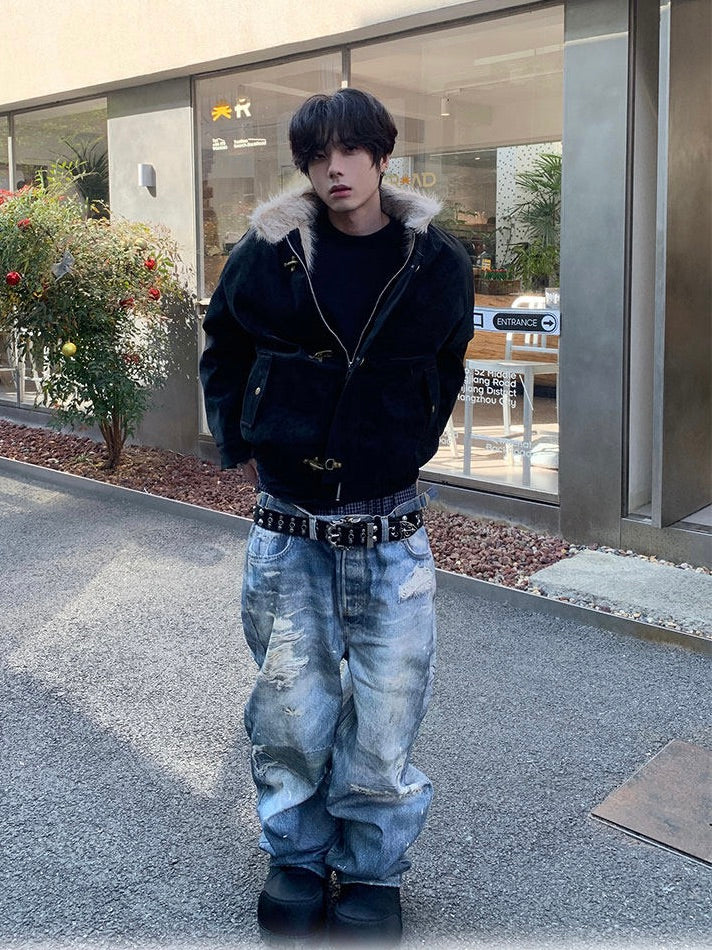 ベロア ファイヤーマンジャケット