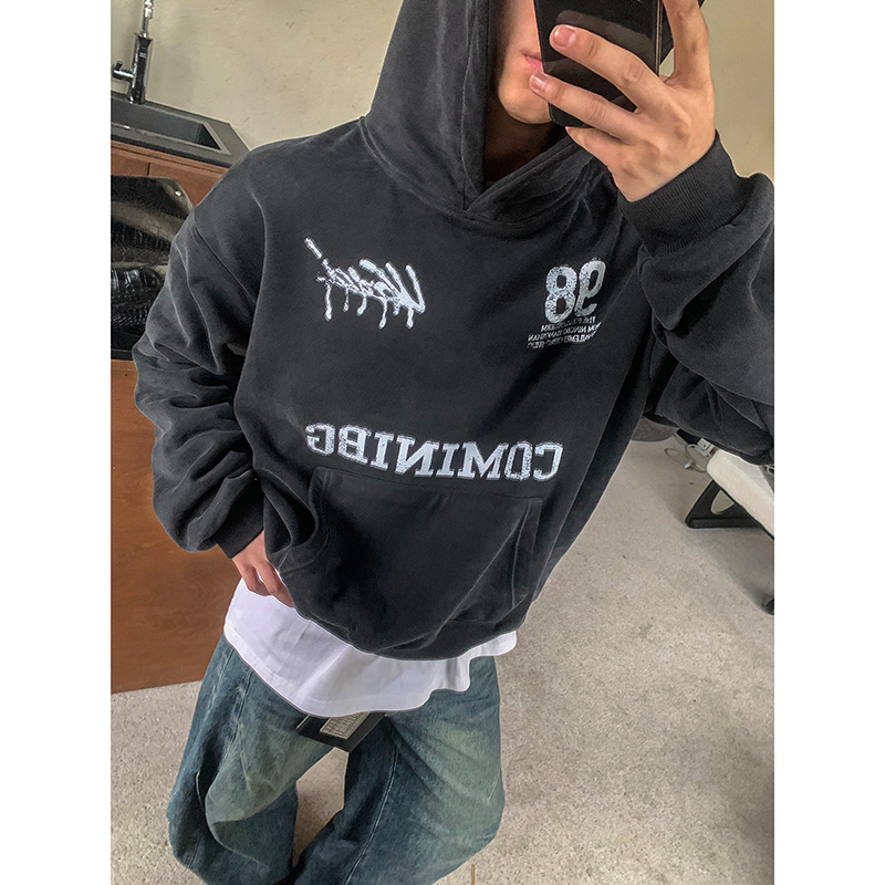 マルチロゴ 裏起毛フリースパーカー