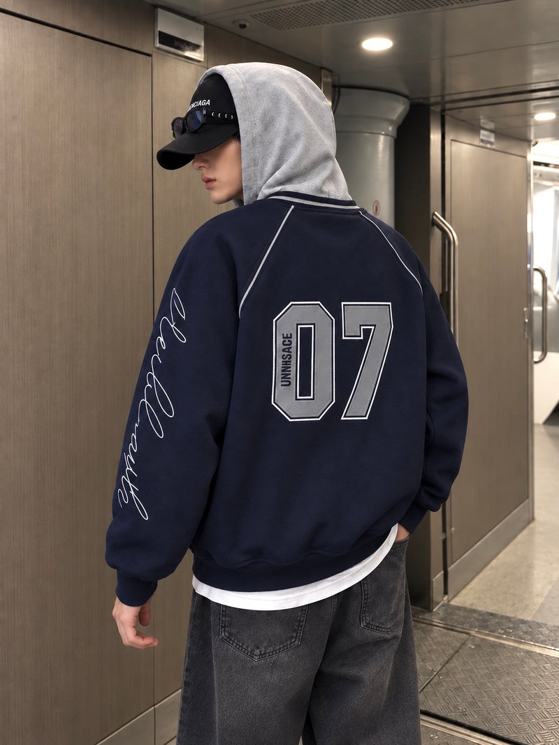 07 フード付き Vネック スウェットゲームシャツ