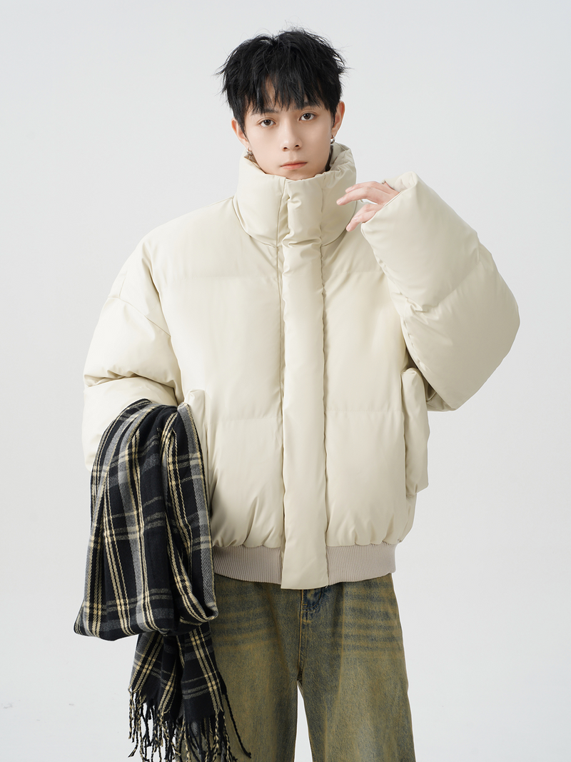 ボリューム ハイネックショートペディン