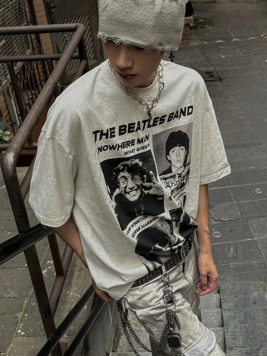 レトロ ロックバンドTシャツ